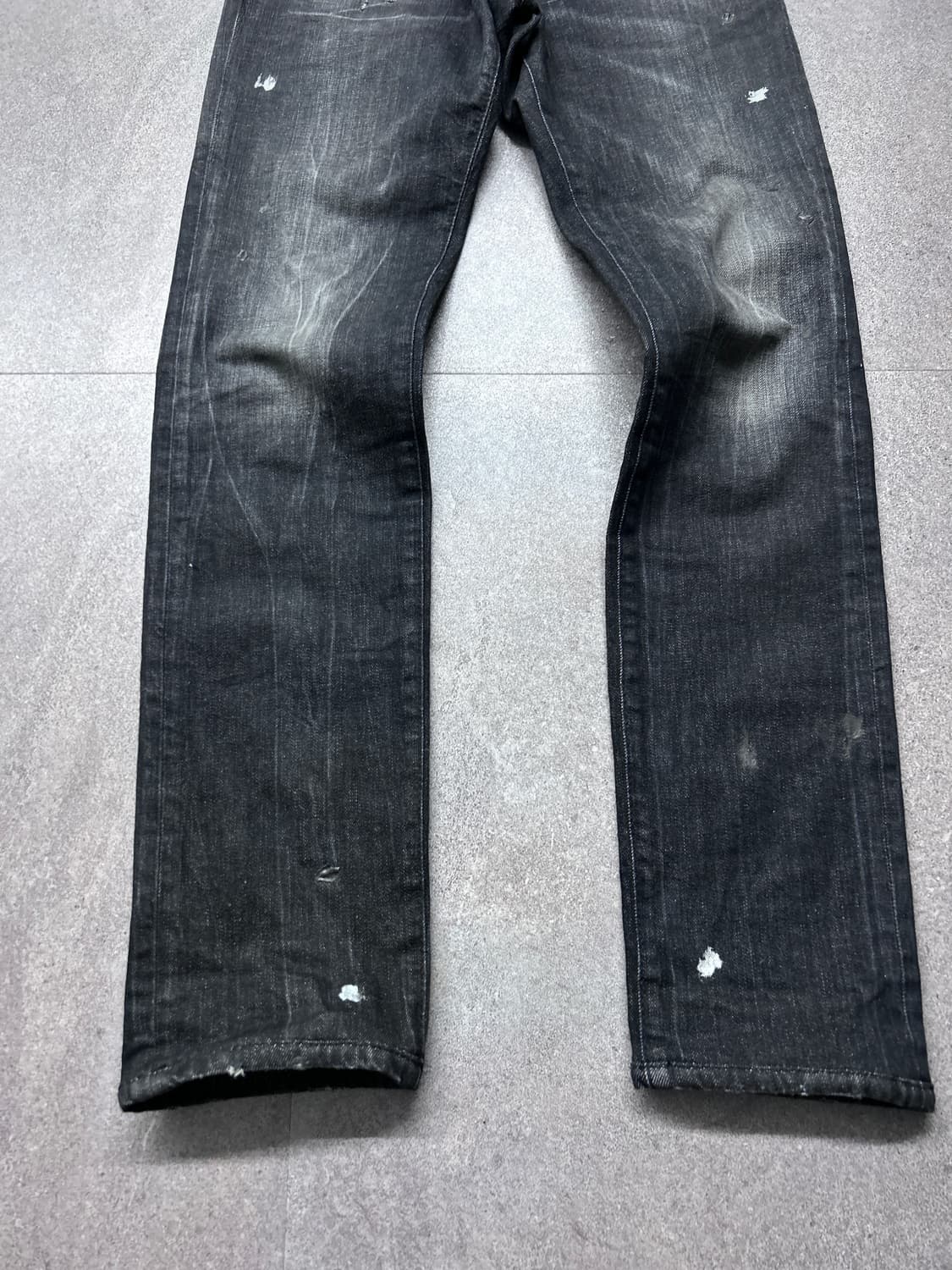 디스퀘어드2 블랙 슬림 디스트레스드 데님 상품이미지3