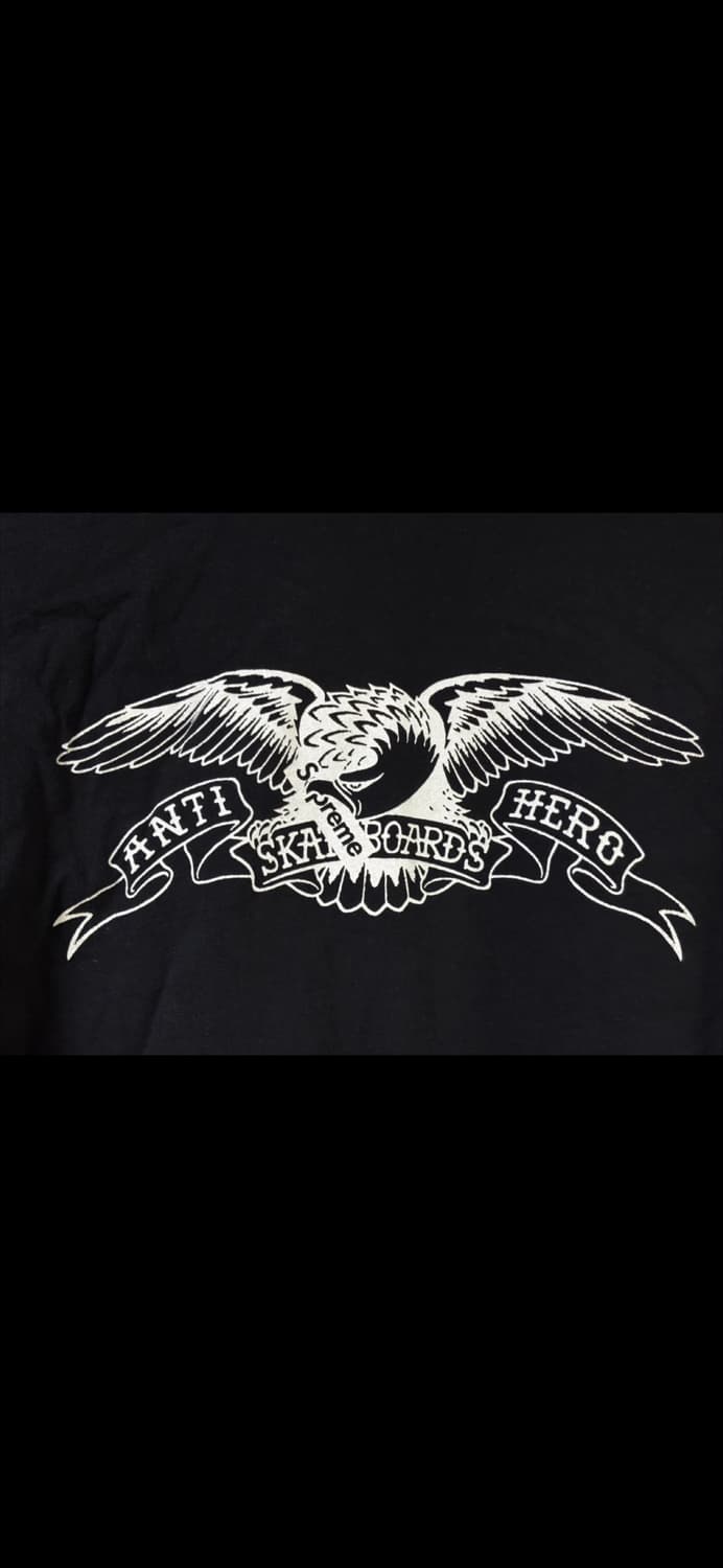 슈프림 x 안티히어로 콜라보 티셔츠  상품이미지4