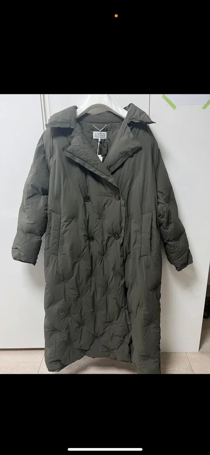 메종마르지엘라 퀄티드 더블 브레스티드 롱코트 상품이미지3