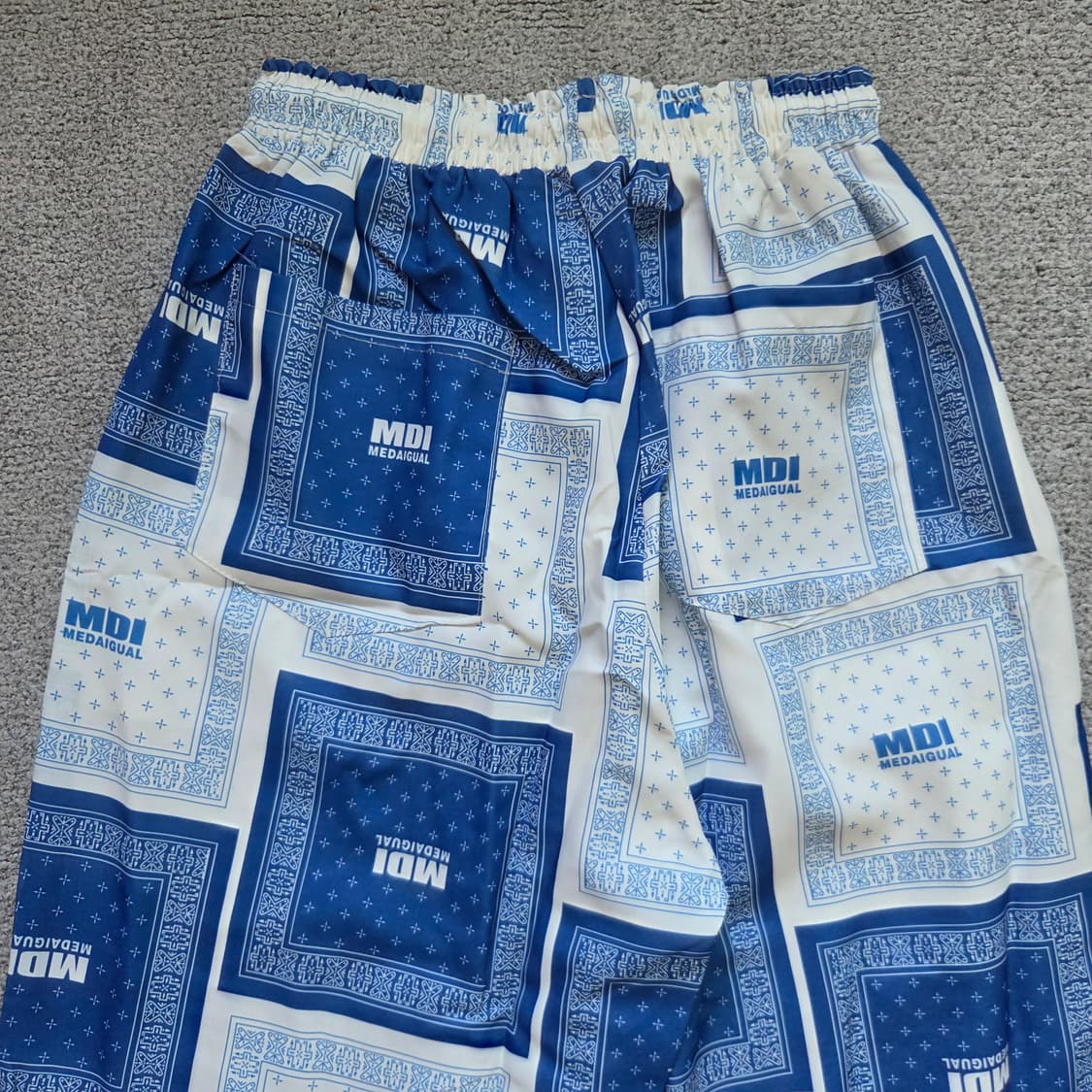 Japanese vintage 반다나 와이드 팬츠 Free 상품이미지4