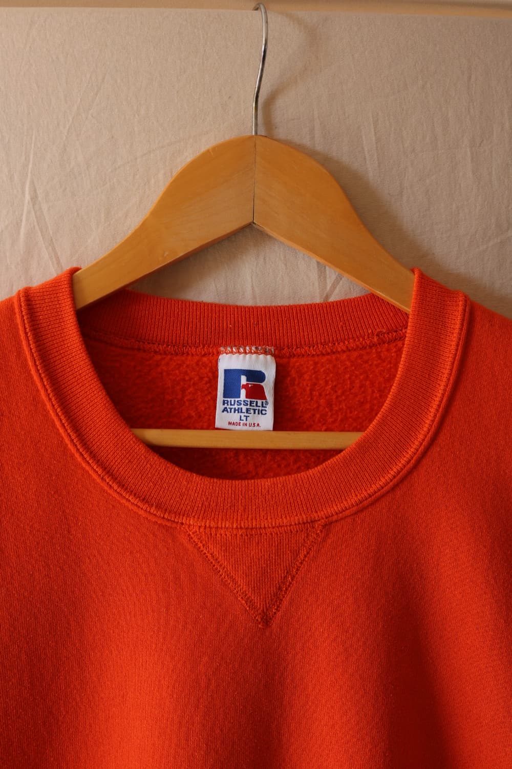 러셀 90s 스웻셔츠 맨투맨 오렌지 LT 상품이미지2