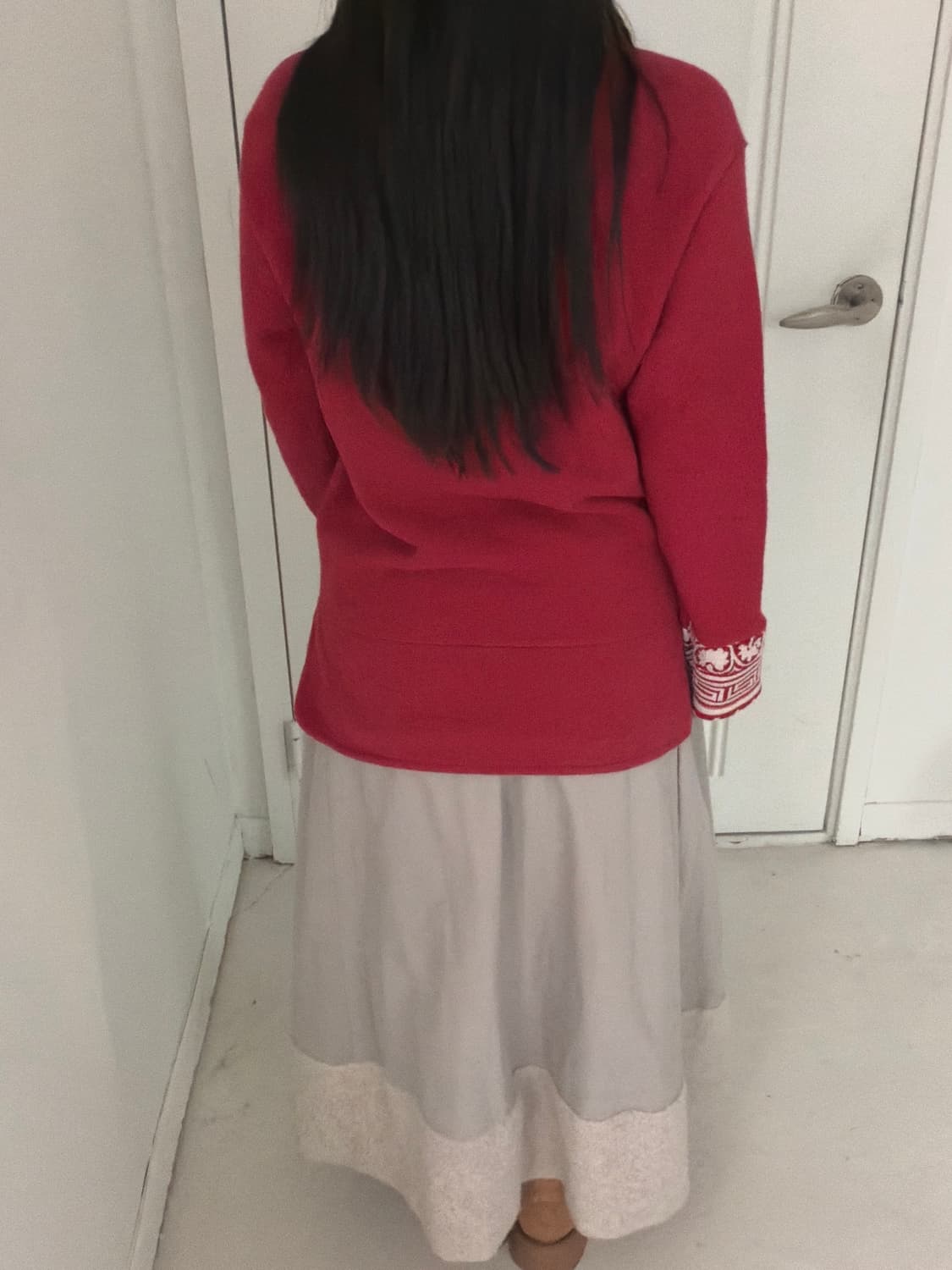 90s 에스닉 하프집업 니트 스웨터 상품이미지3