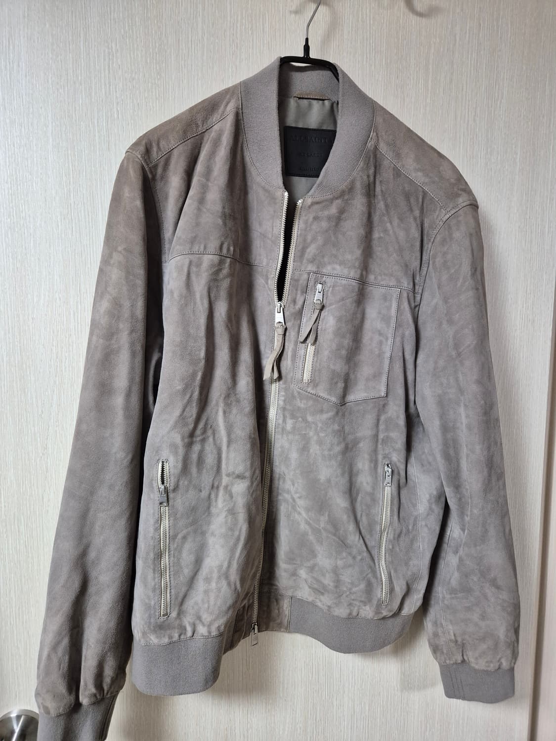 (22년) 올세인츠 캠블 스웨이드 봄버자켓 염소가죽 XXL  상품이미지1