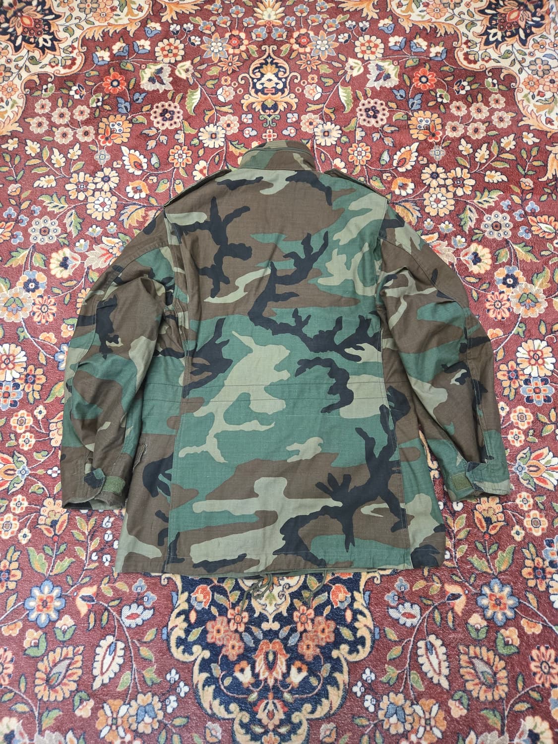 오리지널 US ARMY M65 필드 자켓 우드랜드 (스몰,래귤러) 상품이미지5