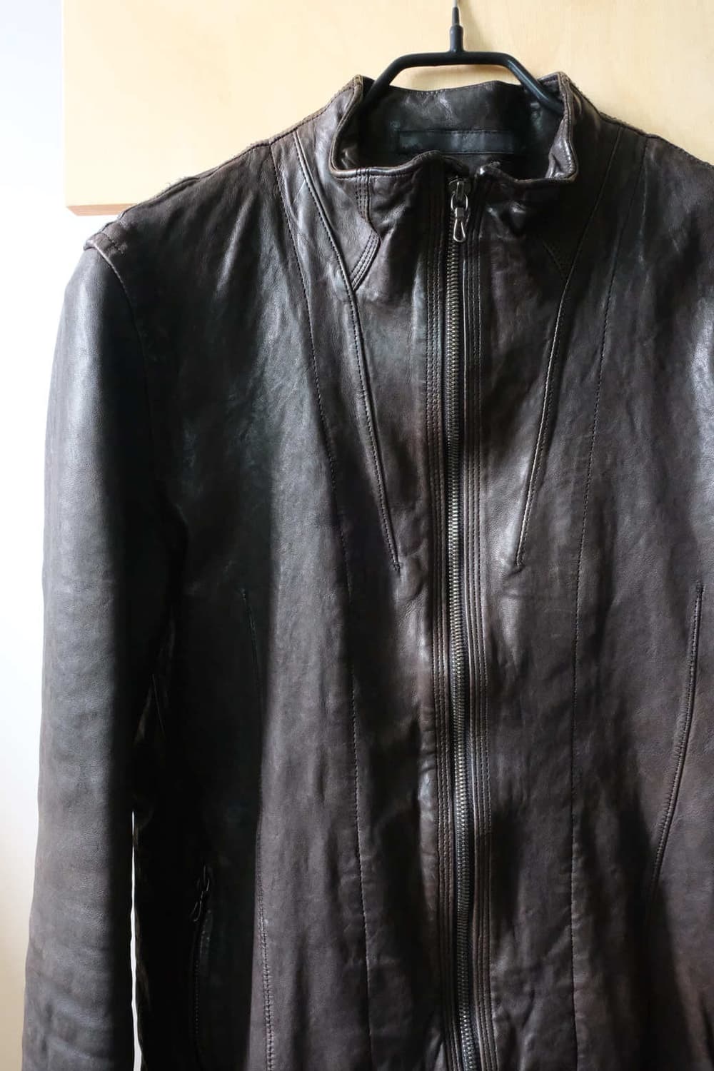  2009 Ramb skin Panel Leather Jacket 상품이미지4