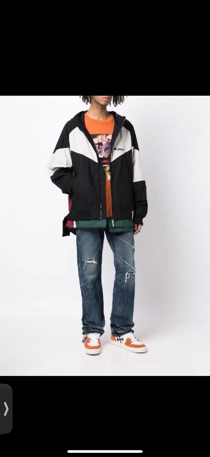 미하라야스히로 챔피언 컬러블럭 레이어 패널 후드자켓 50 상품이미지3