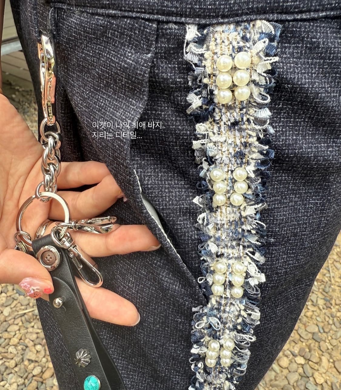 montravailpersonnel 옆라인포인트 바지 1사이즈 상품이미지3