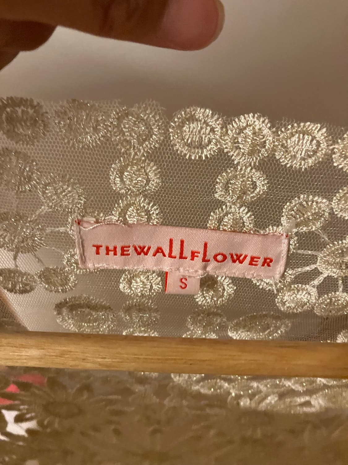 THE WALL FLOWER 레이스 원피스 S 상품이미지3