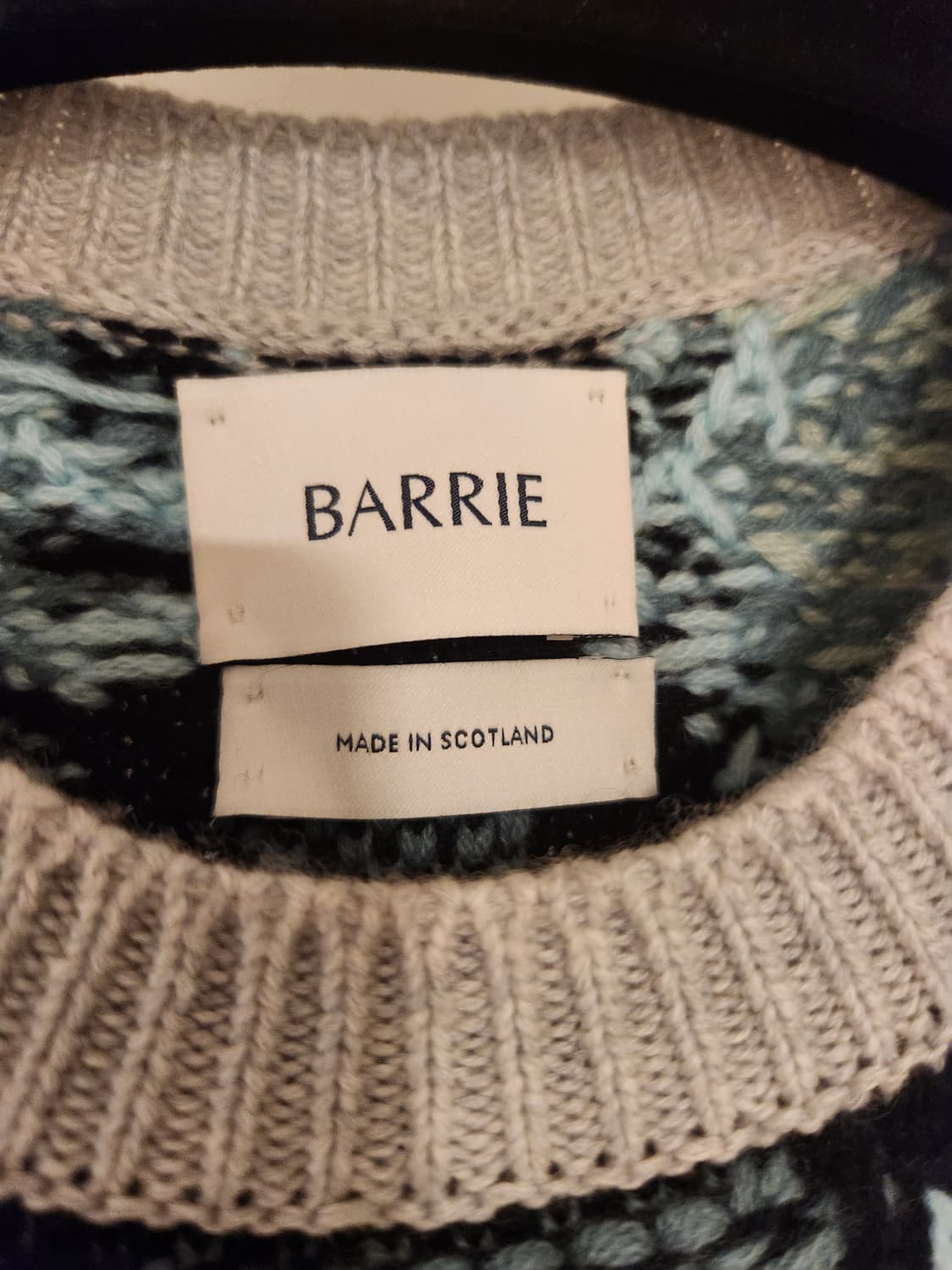 (정품)샤넬 배리 BARRIE 그린 니트 베스트 상품이미지2