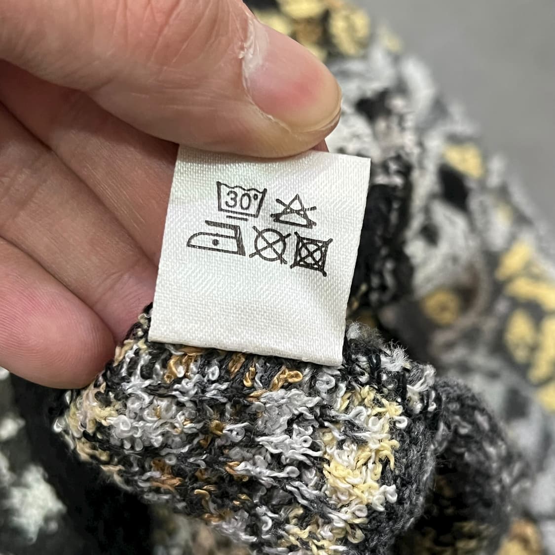  CAMELOT 브이넥 패턴 니트 y14066 상품이미지9