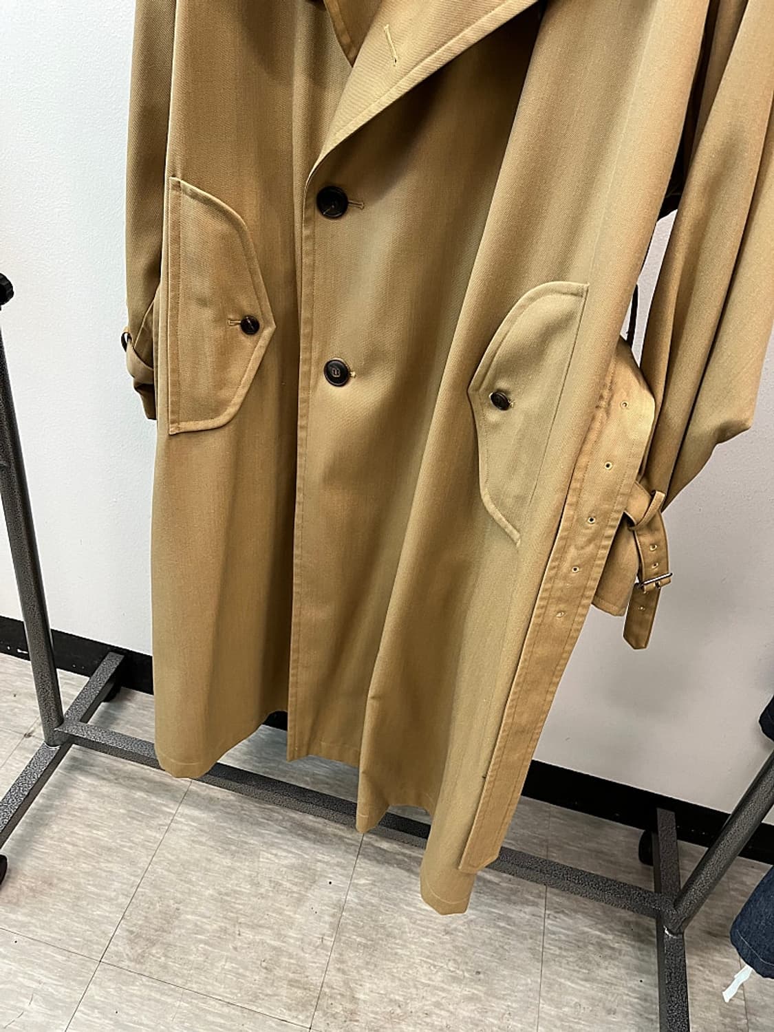 110) 비긴202 울 개버딘 트렌치코트  상품이미지4