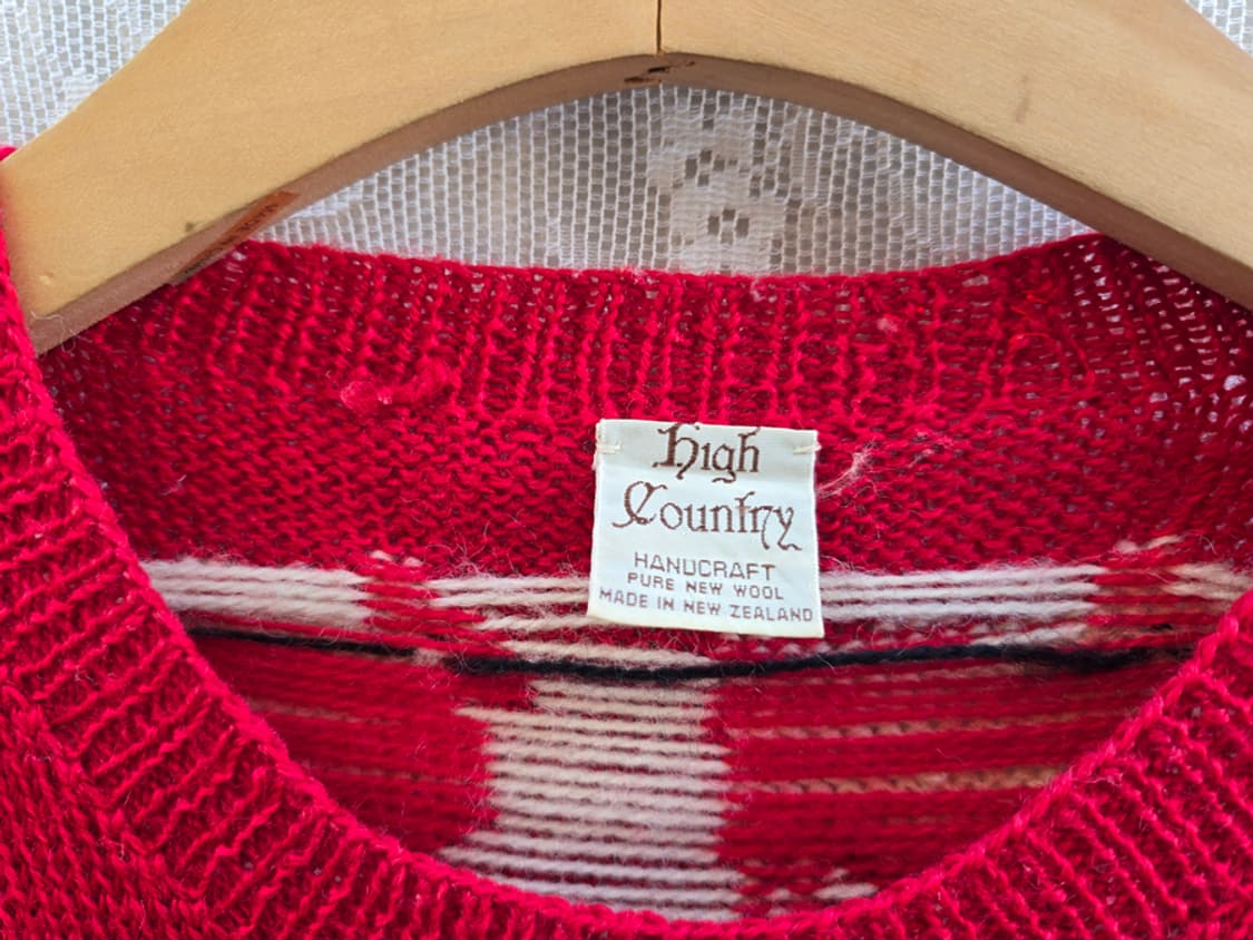 90s 다이애나비 검은양 니트 핸드메이드 상품이미지4