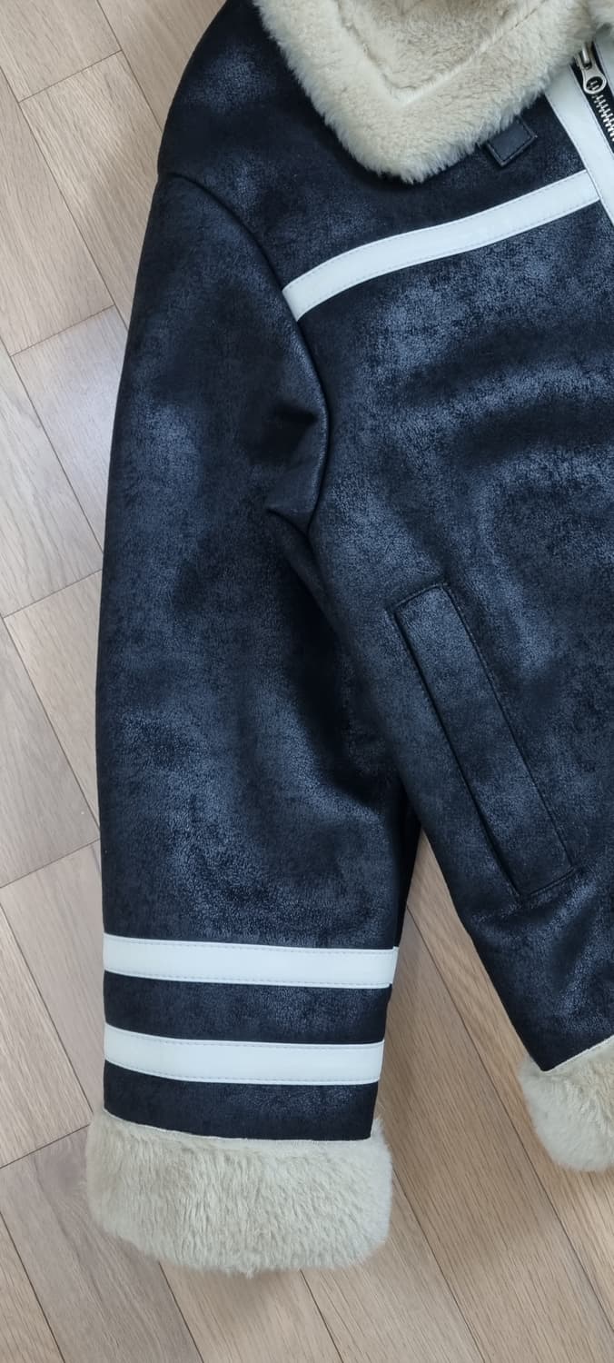 로맨틱크라운 콜드 웨이브 무스탕 자켓 L _ 공용 상품이미지4