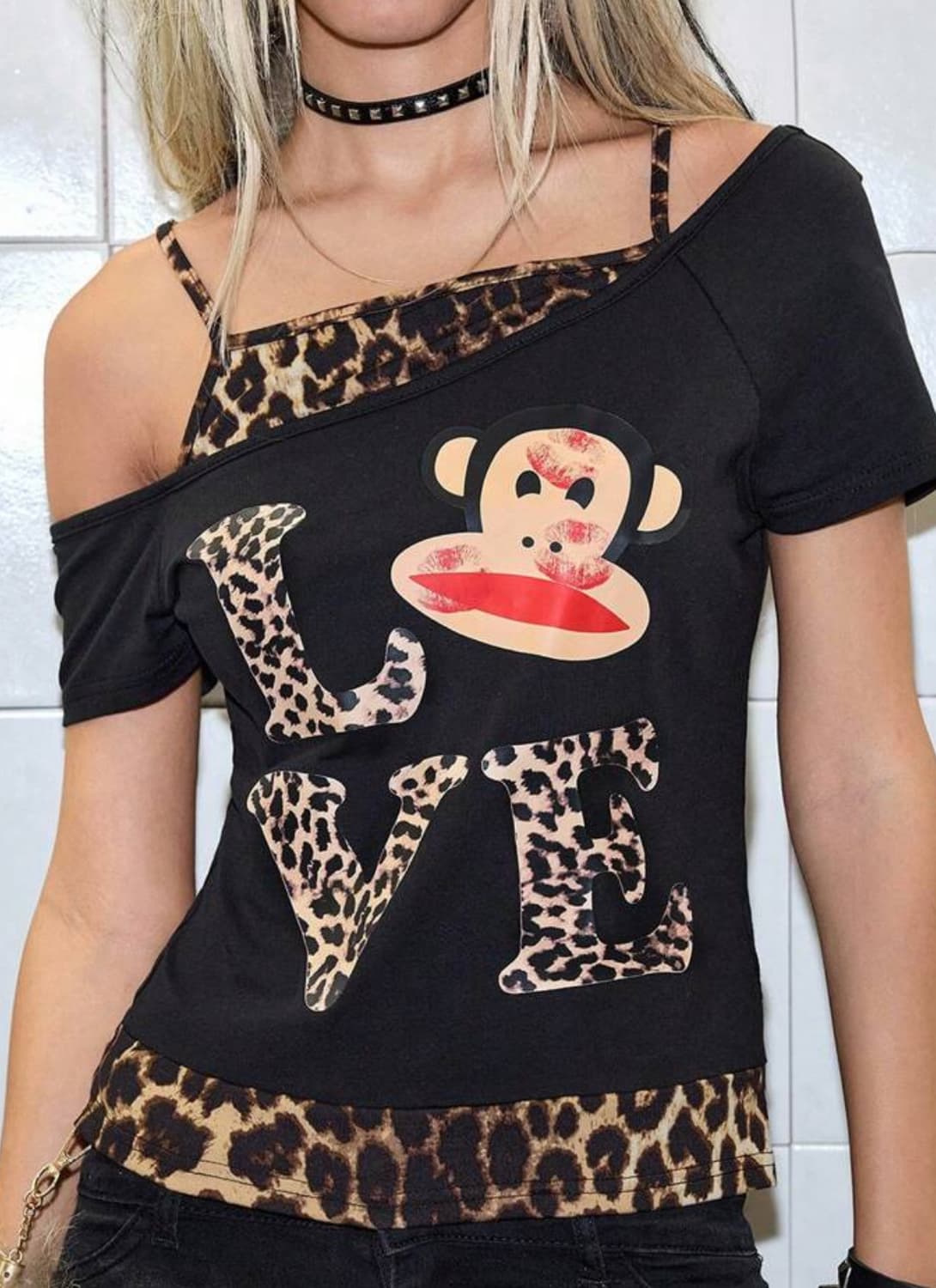 폴프랭크 Paul Frank x ROMWE 티셔츠 상품이미지2