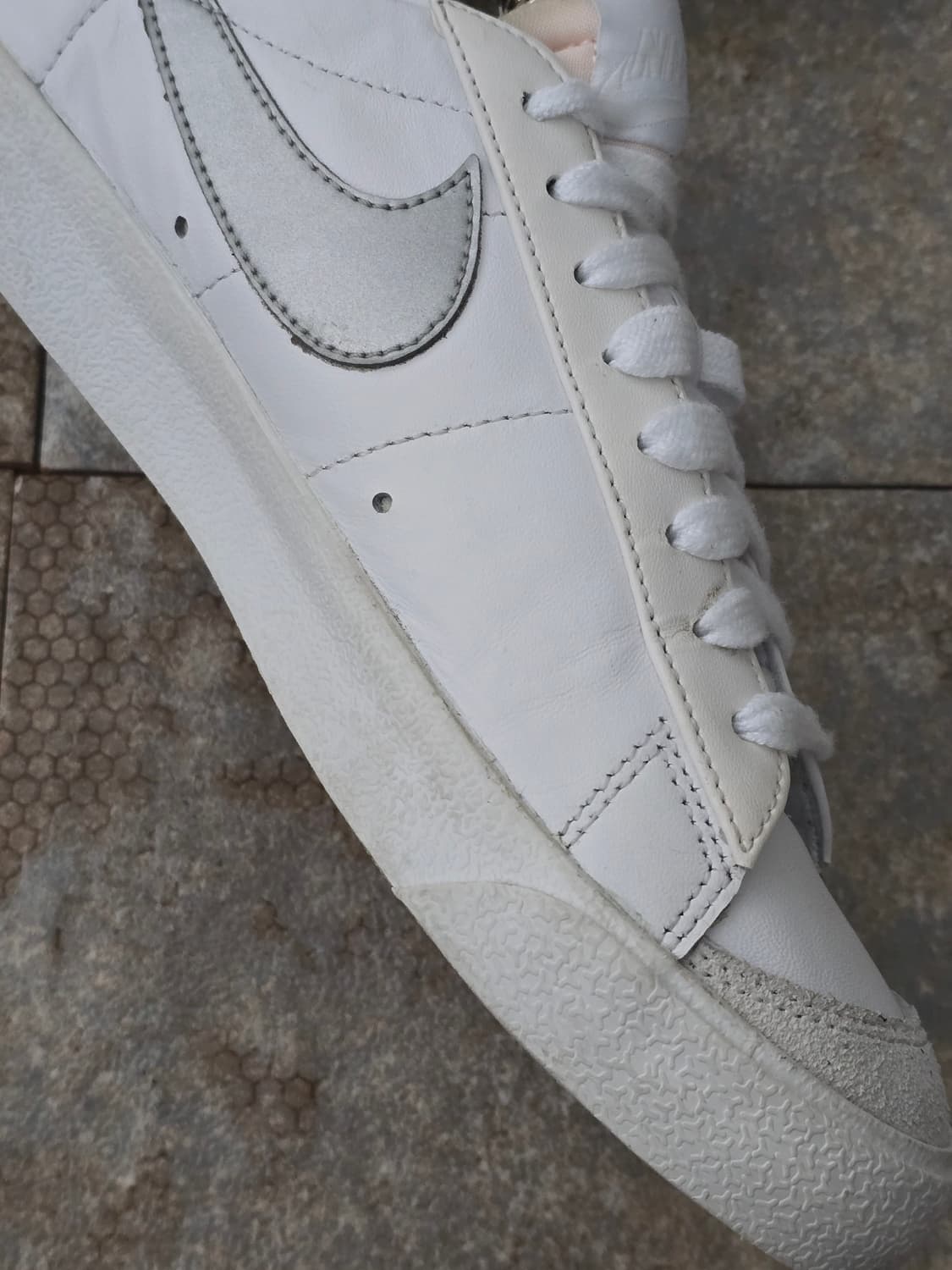 (245)나이키 블레이저 로우 77 화이트 실버 상품이미지5