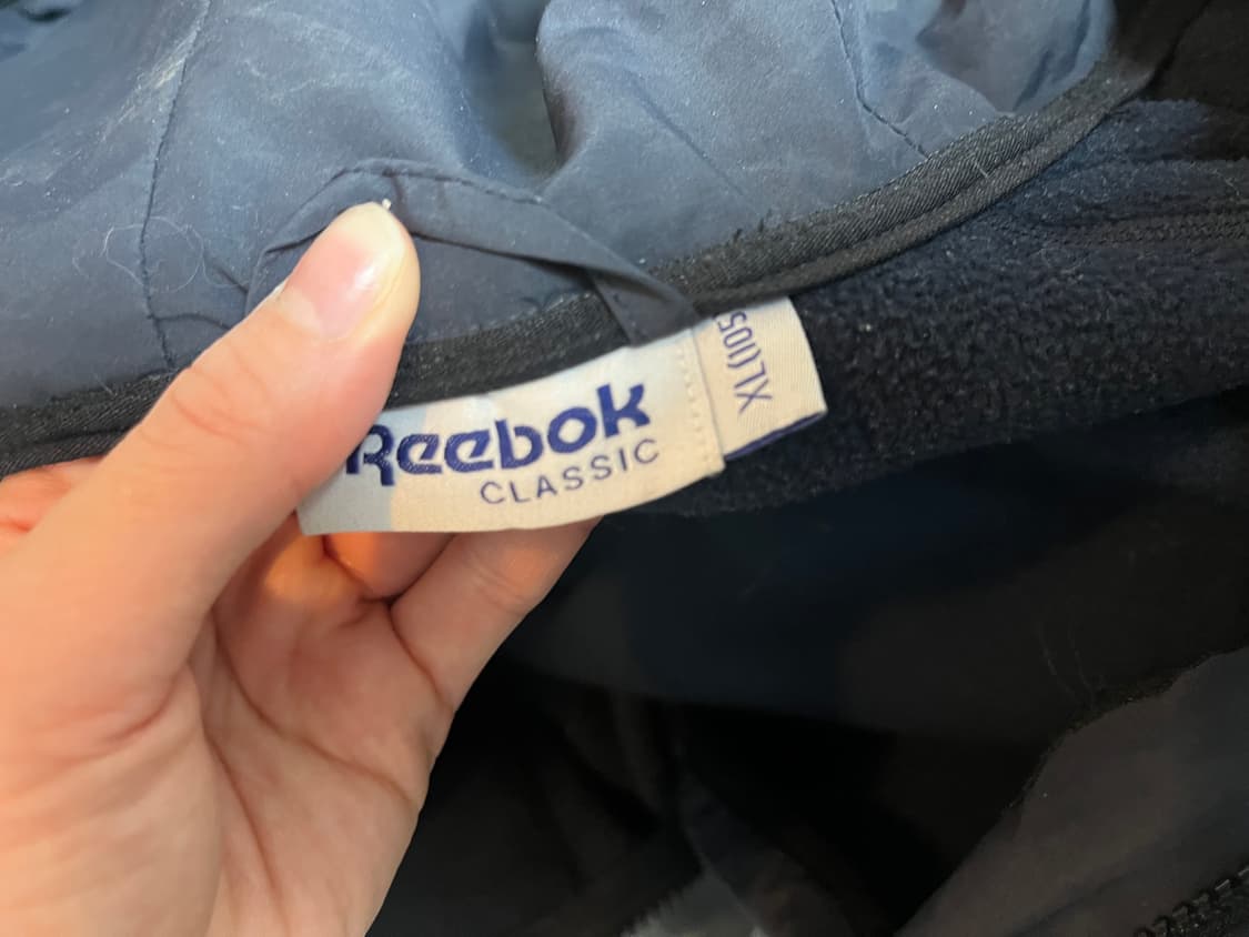 리복 플리스 후드 집업 바지 트레이닝 셋업 세트XL 105 상품이미지2