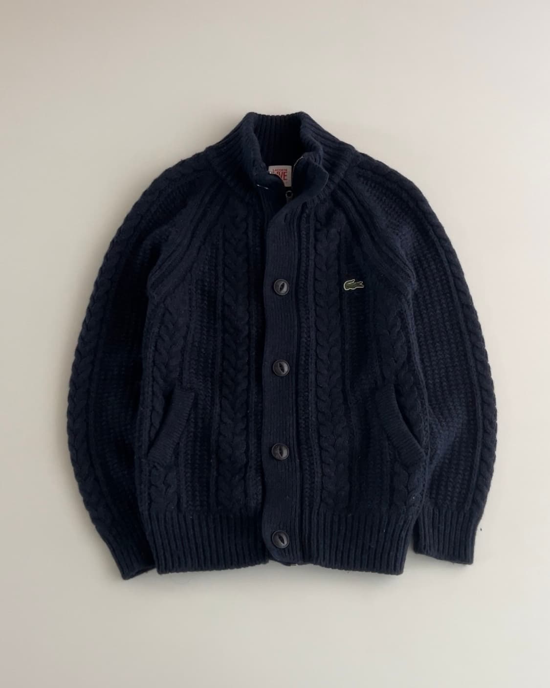 라코스테 케이블 니트 가디건 2 상품이미지1