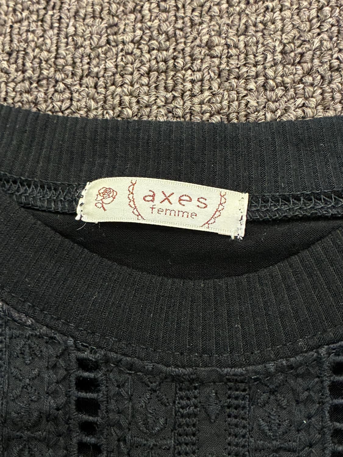 M) AXES FEMME vintage 여성 플리츠 반팔 원피스 상품이미지5