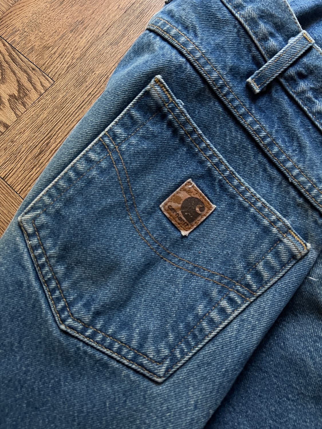 [36]칼하트 USA 빈티지 워싱 워크 데님 팬츠 상품이미지6