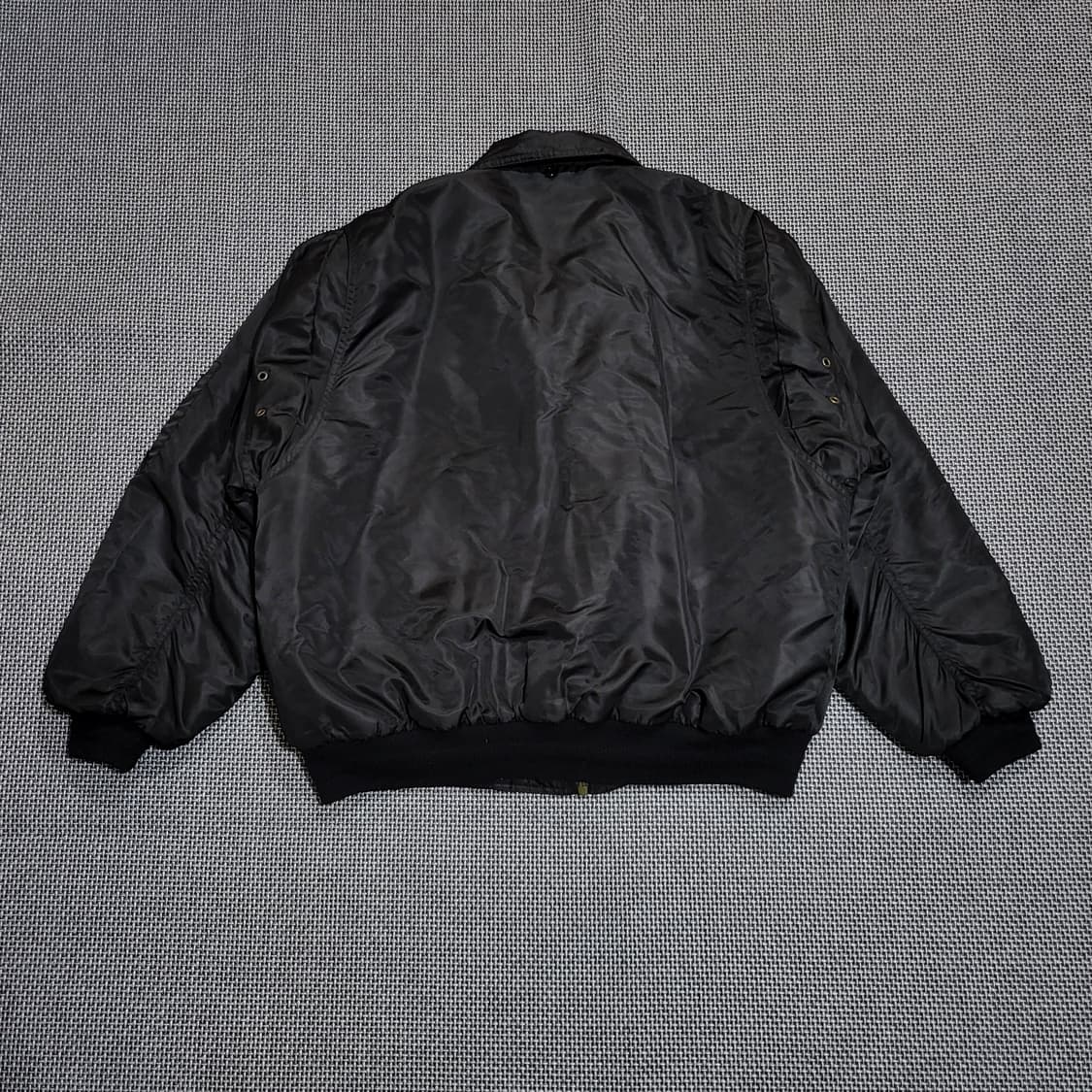 빈티지 2002 밀리터리 와펜 ma-1 항공 점퍼 (XL) 상품이미지3