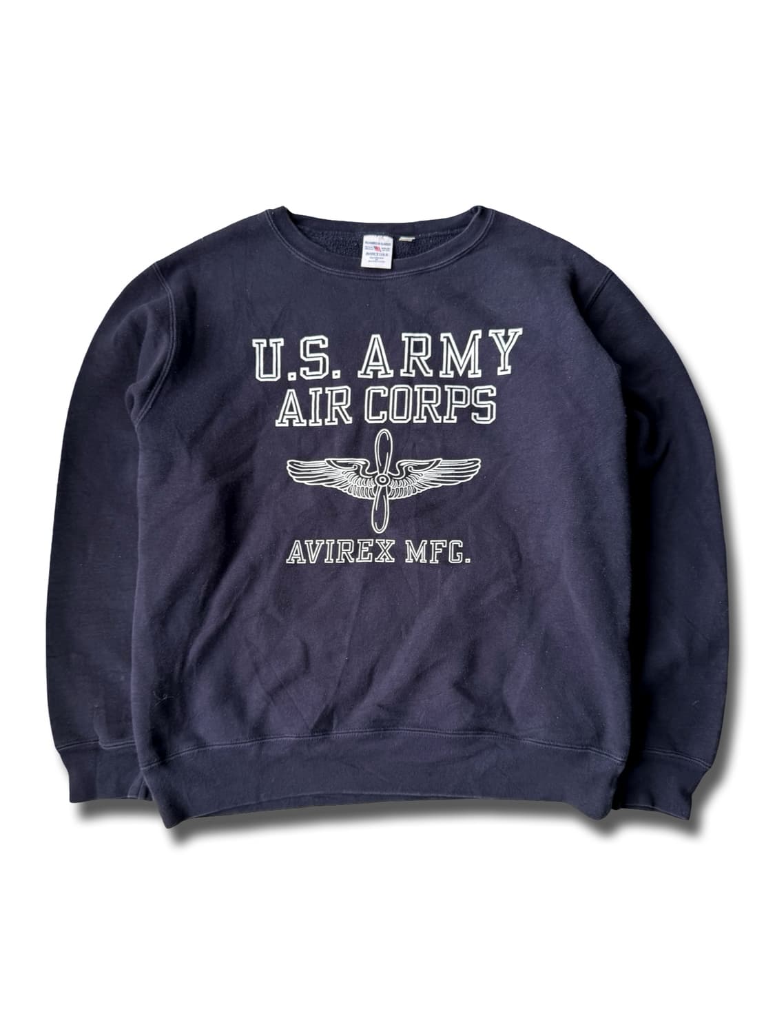 아비렉스 U.S. ARMY AIR CORPS 네이비 스웻셔츠 상품이미지1
