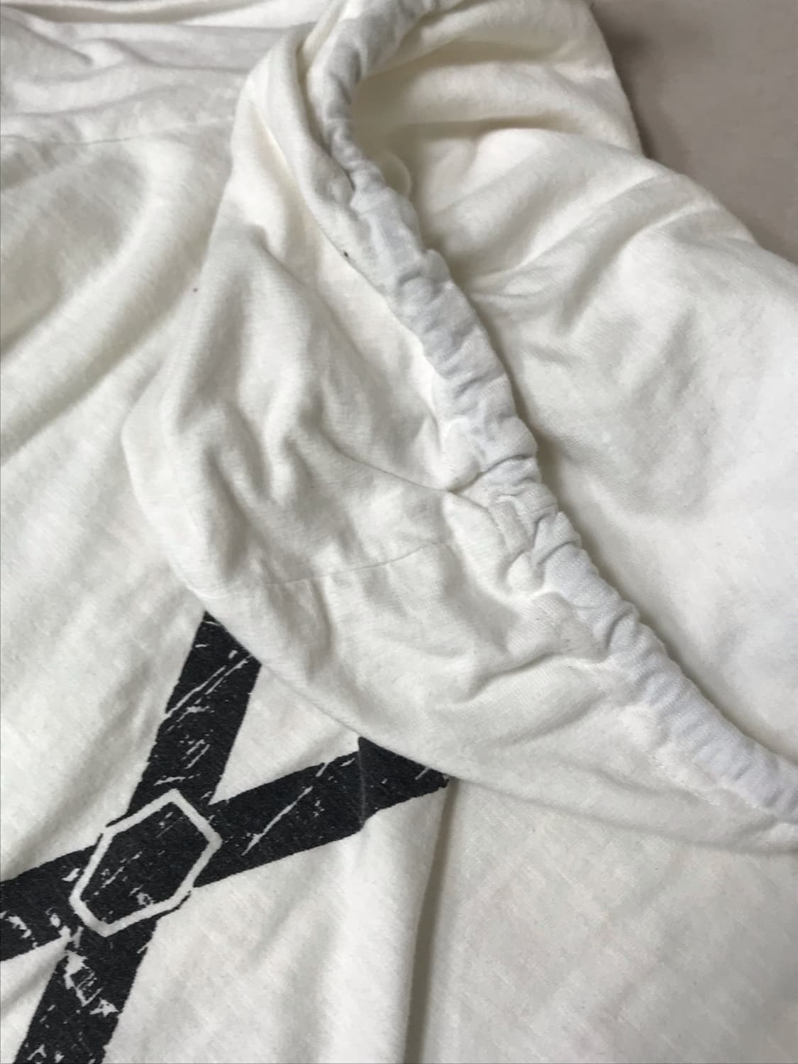 화이트 곰돌이 후드티 후드 원피스 라떼 히메 오네 갸루 러블리 빈티지 상품이미지3