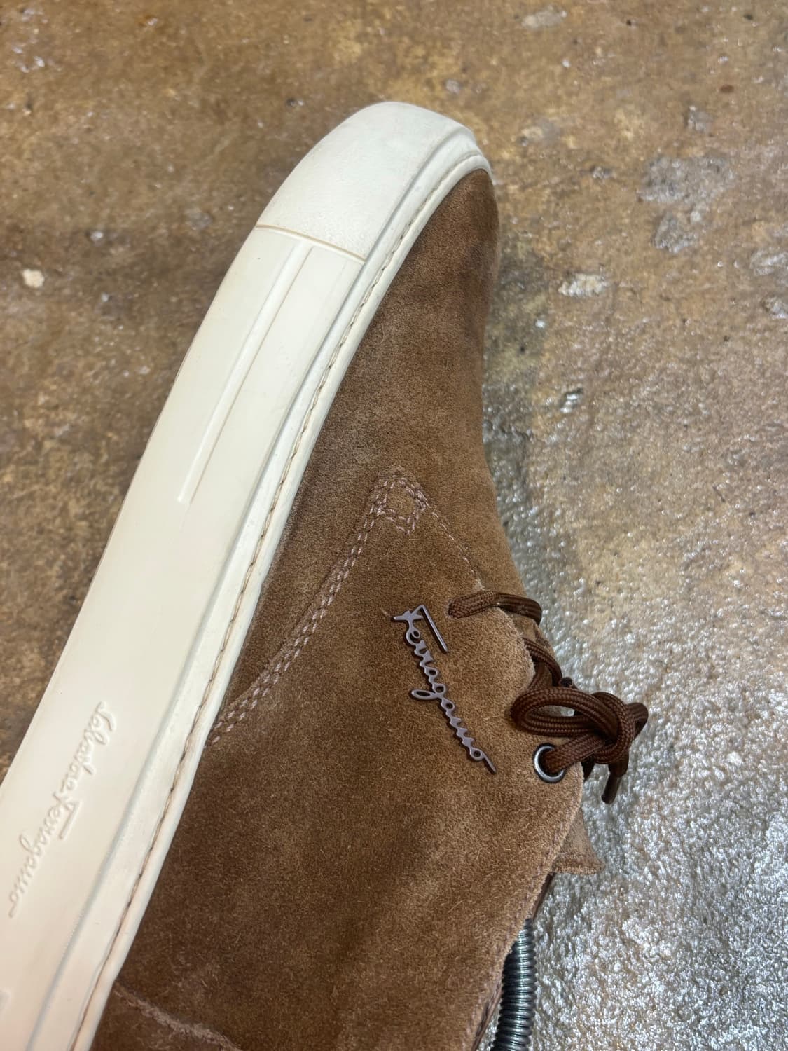 살바토레 페라가모 몽고메리 레이스업 데저트 부츠 상품이미지4