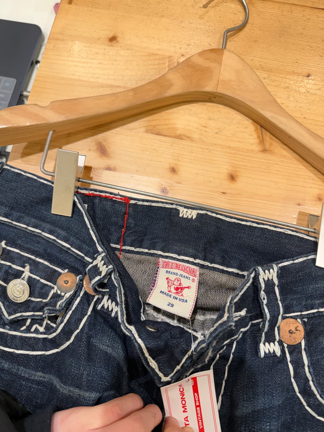 트루릴리전 워시드 데님 U500 상품이미지5