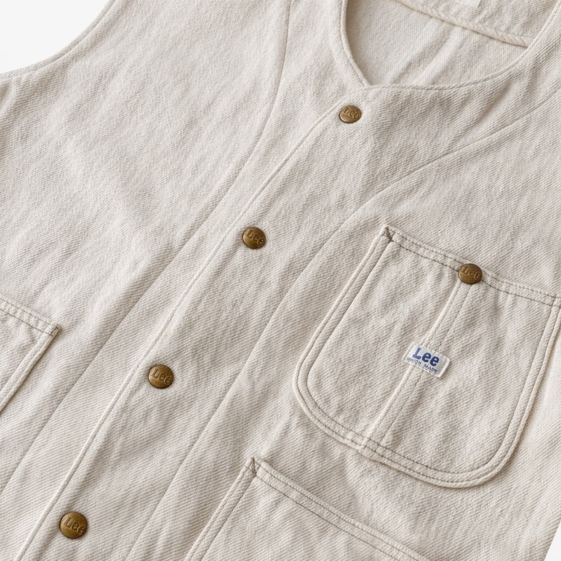 Lee x Beams 노카라 커버올 자켓 상품이미지6
