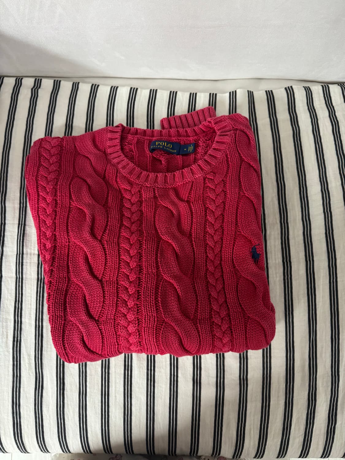 폴로 꽈배기 니트 상품이미지1