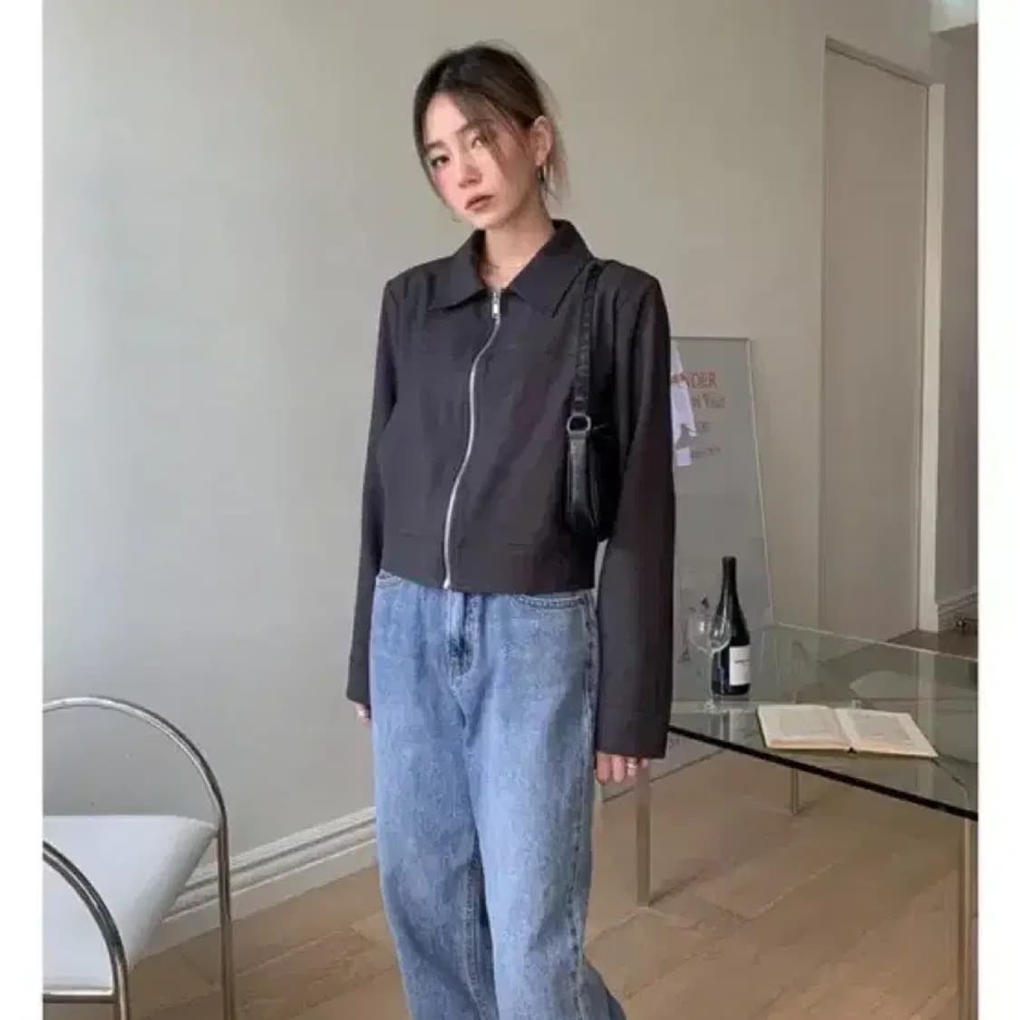 블랙업 도미닉자켓 새상품 프리사이즈 상품이미지3