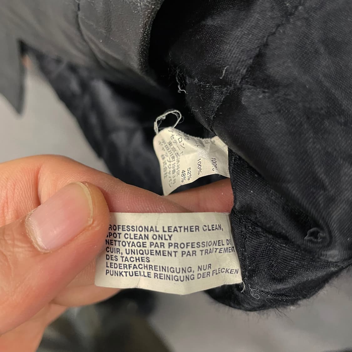 90s 올드 갭 GAP 소가죽 카 코트 상품이미지8