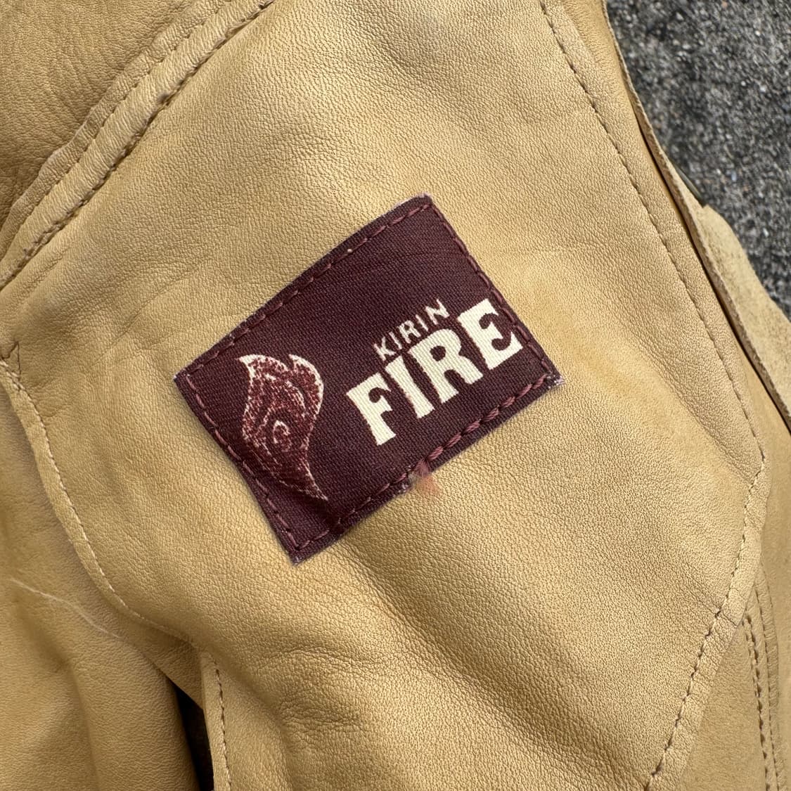 [L] Kirin Fire 스웨이드 양가죽 트러커 자켓 상품이미지10