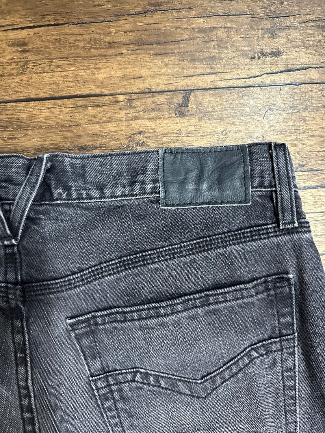 할리데이비슨(HARLEY-DAVIDSON) 빅로고 블랙 워시드 데님 팬츠 상품이미지10