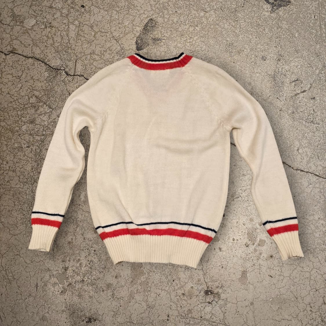 80s 빈티지 크리켓 v넥 스웨터 상품이미지6