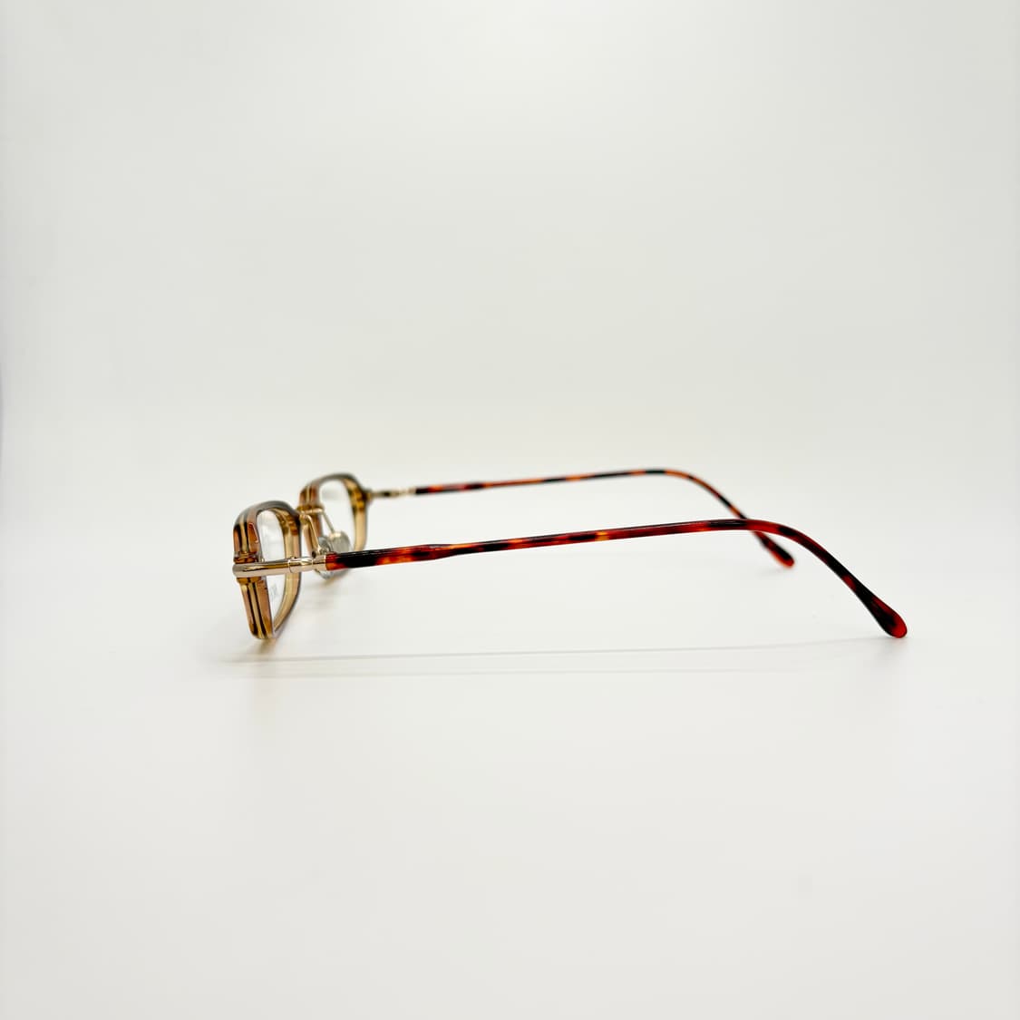 NOBLBESSE 브라운 스퀘어 빈티지 뿔테 상품이미지4