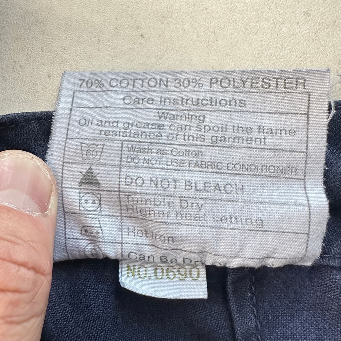 영국군 로열네이비 AWD 워킹 팬츠 88사이즈  상품이미지6