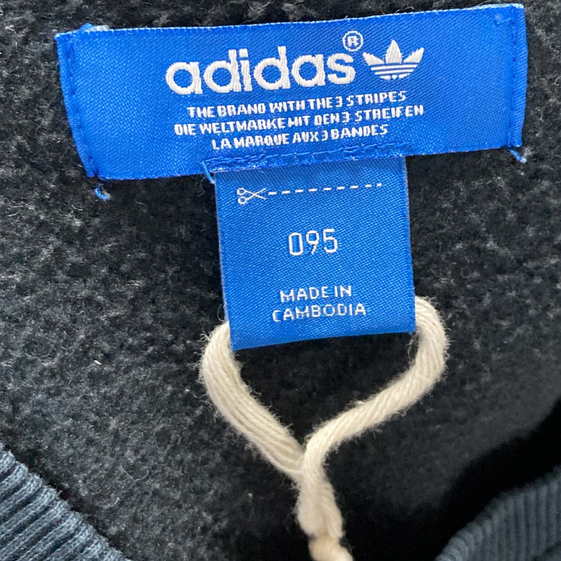 아디다스 남성맨투맨티셔츠 블랙 기모 95 상품이미지4