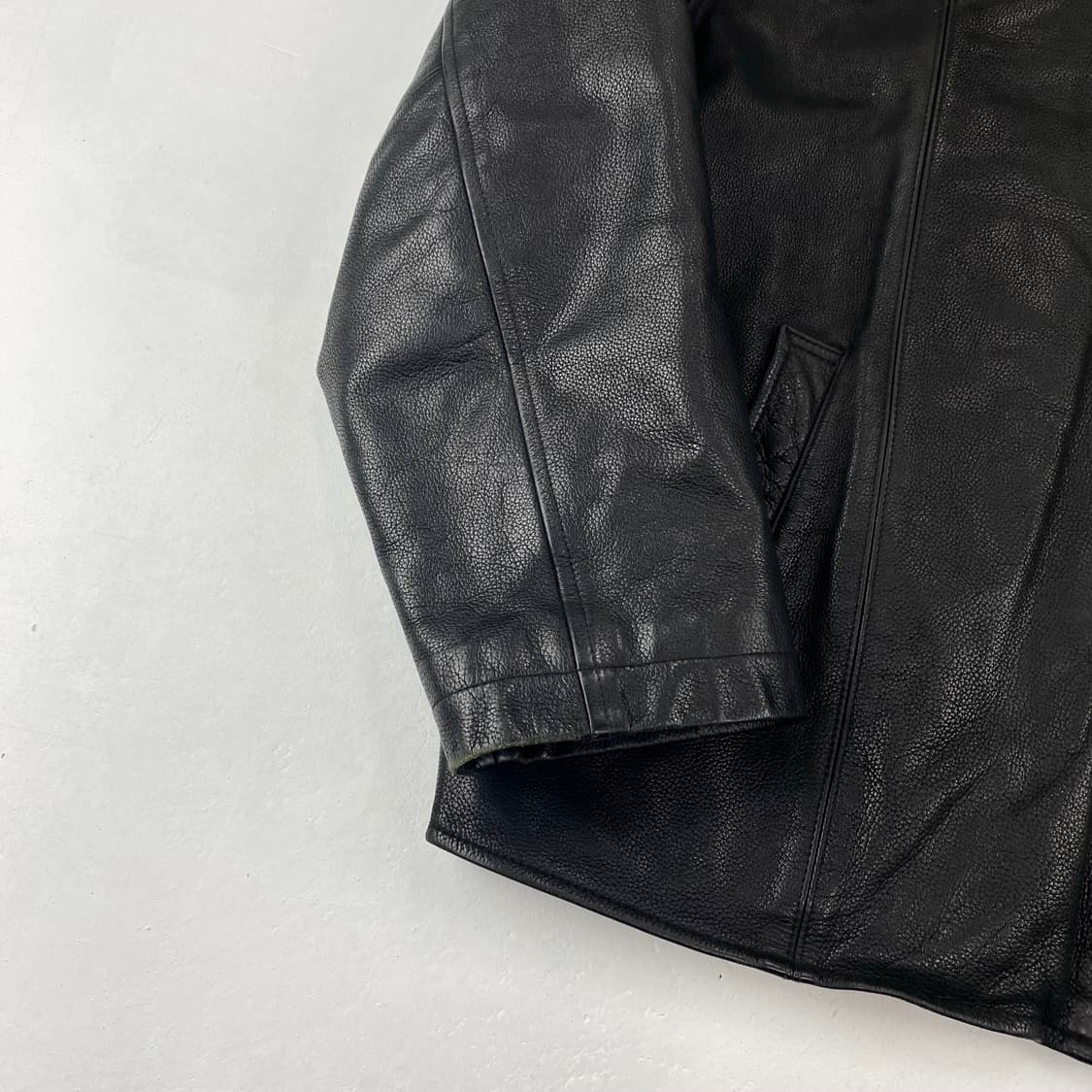 00s 빈티지 Lee 소가죽 블랙 레더 자켓 (103) 상품이미지5