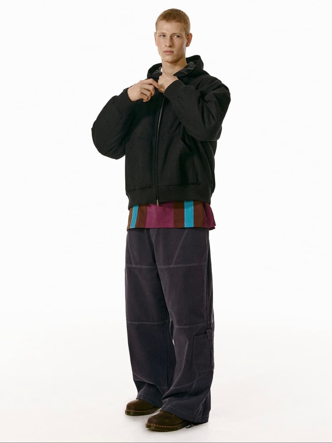 [Teket] Gear Stitch Pants Dusty Blue 상품이미지4