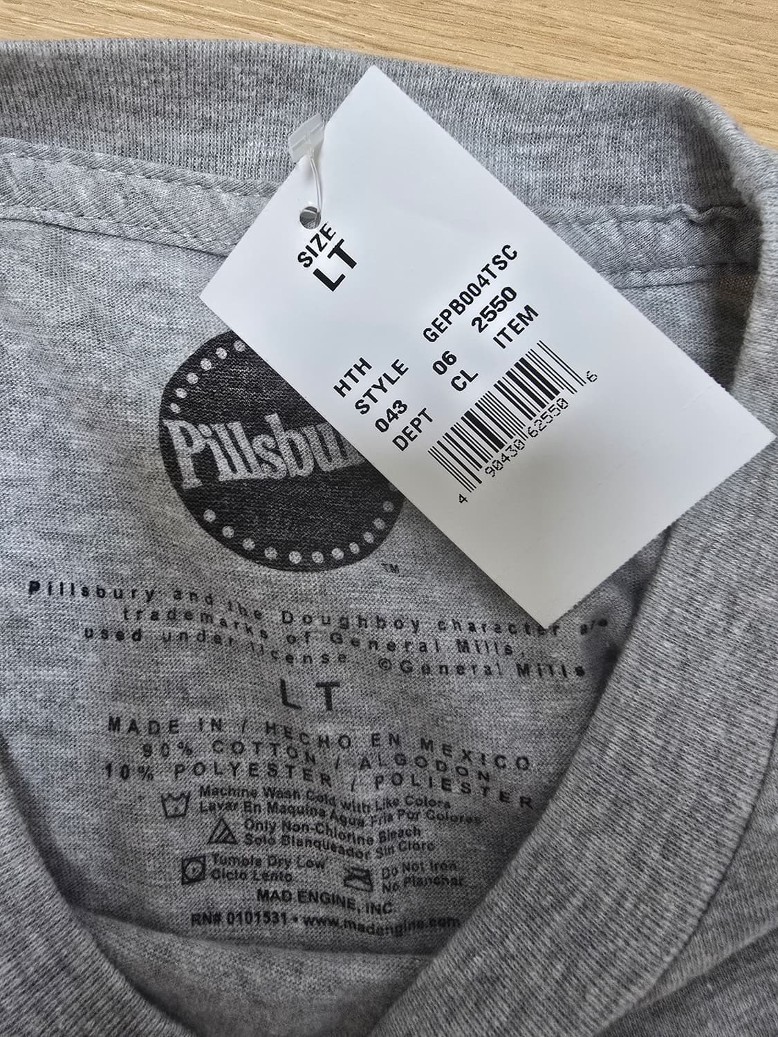 90s 빈티지 필스버리 도우보이 Doughboy 반팔 티셔츠 L 상품이미지6