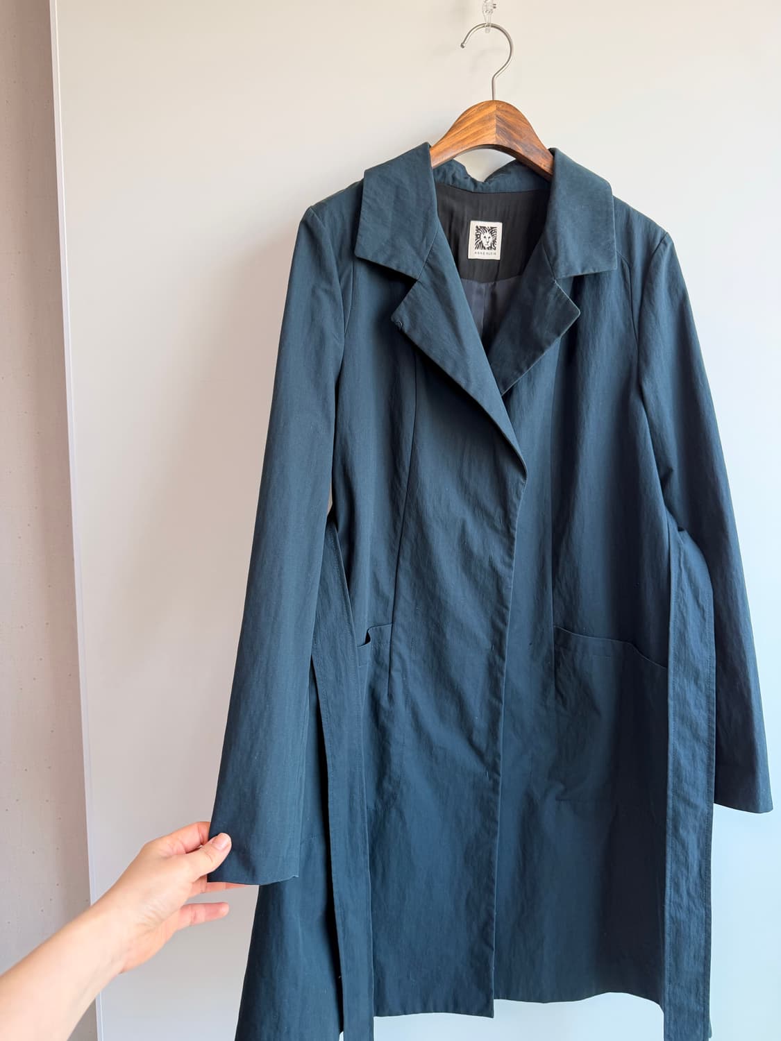 앤클라인(Anne Klein) 네이비 트렌치코트 상품이미지5