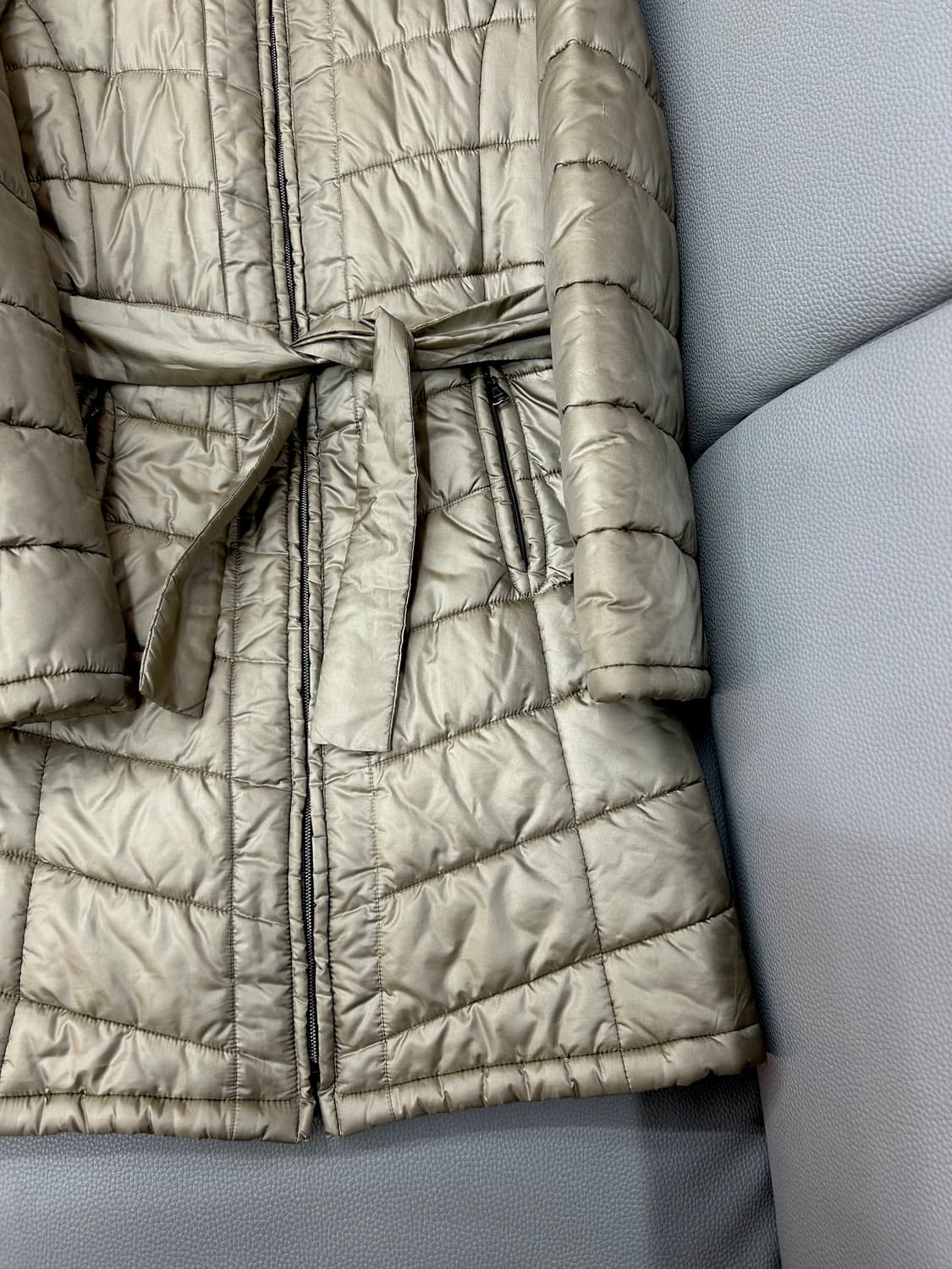 막스마라 벨티드 트렌치 롱패딩(40/55사이즈) 상품이미지5