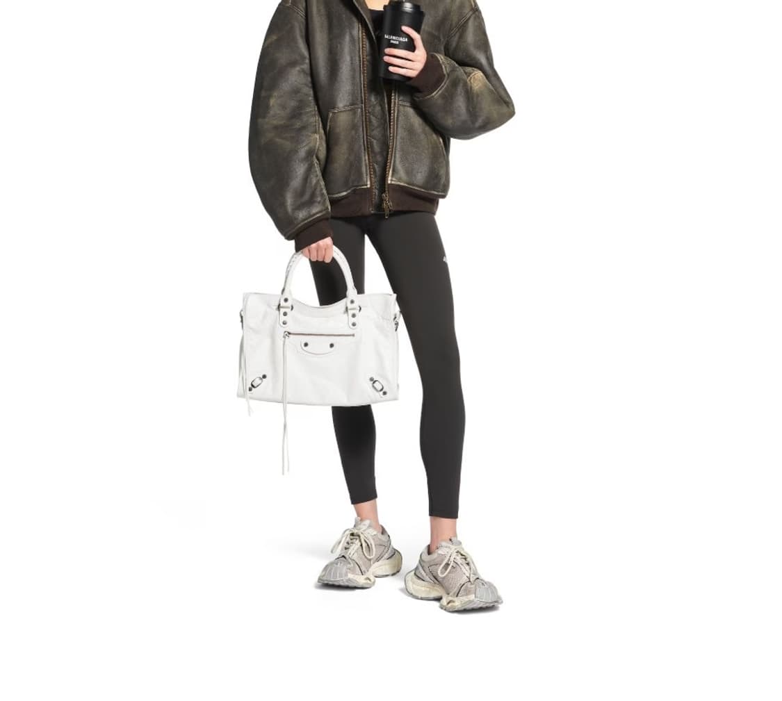 발렌시아가 모터백 시티백 화이트. 르시티 빈티지 상품이미지2