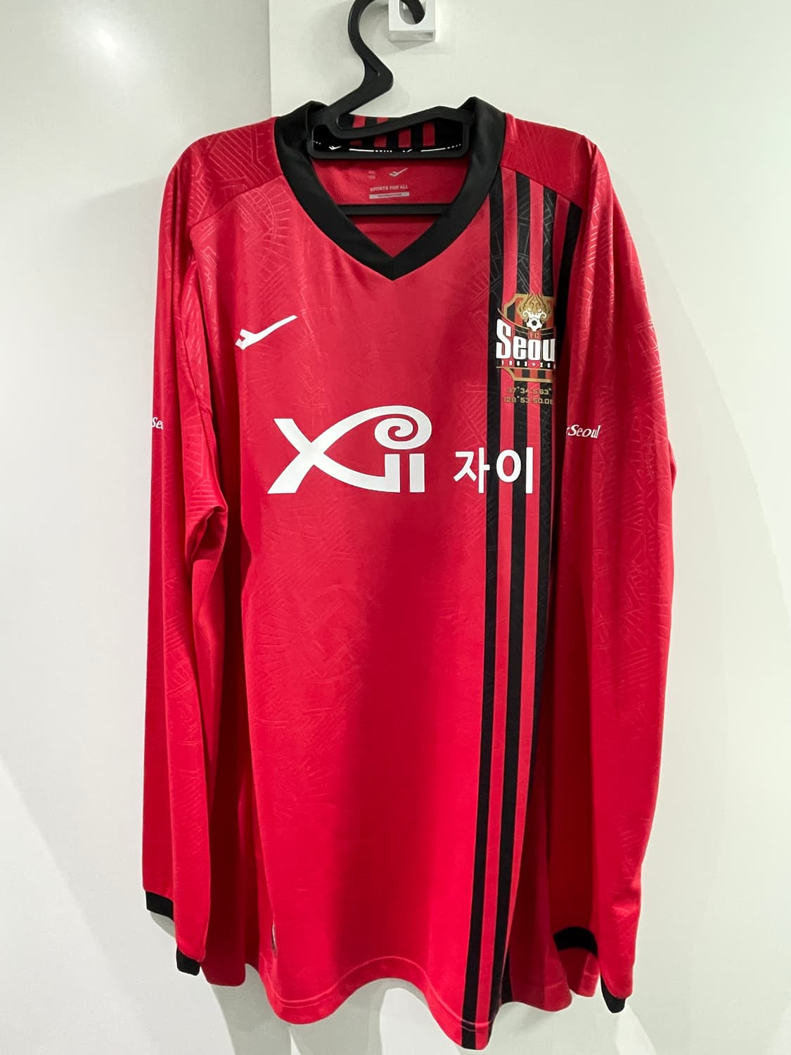 4XL) FC서울 2024 홈 긴팔 유니폼 강주혁 마킹 상품이미지1