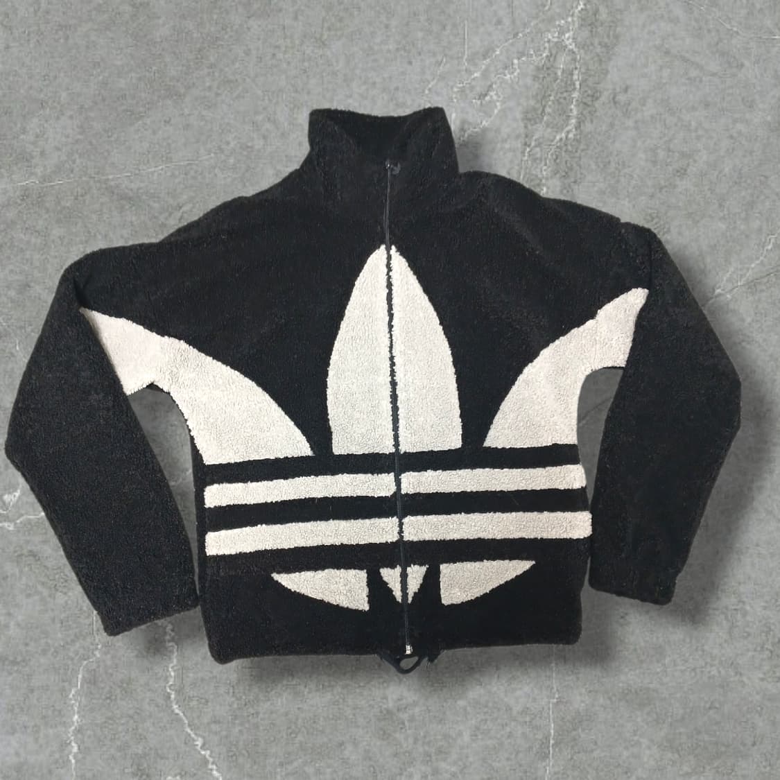아디다스 오리지널 빅 프레포일 쉐르파 플리스 집업 상품이미지2