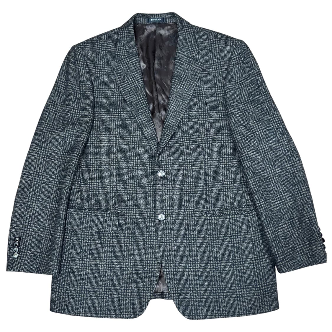 바배) 인디안레이디스 체크 코트 자켓 상품이미지1