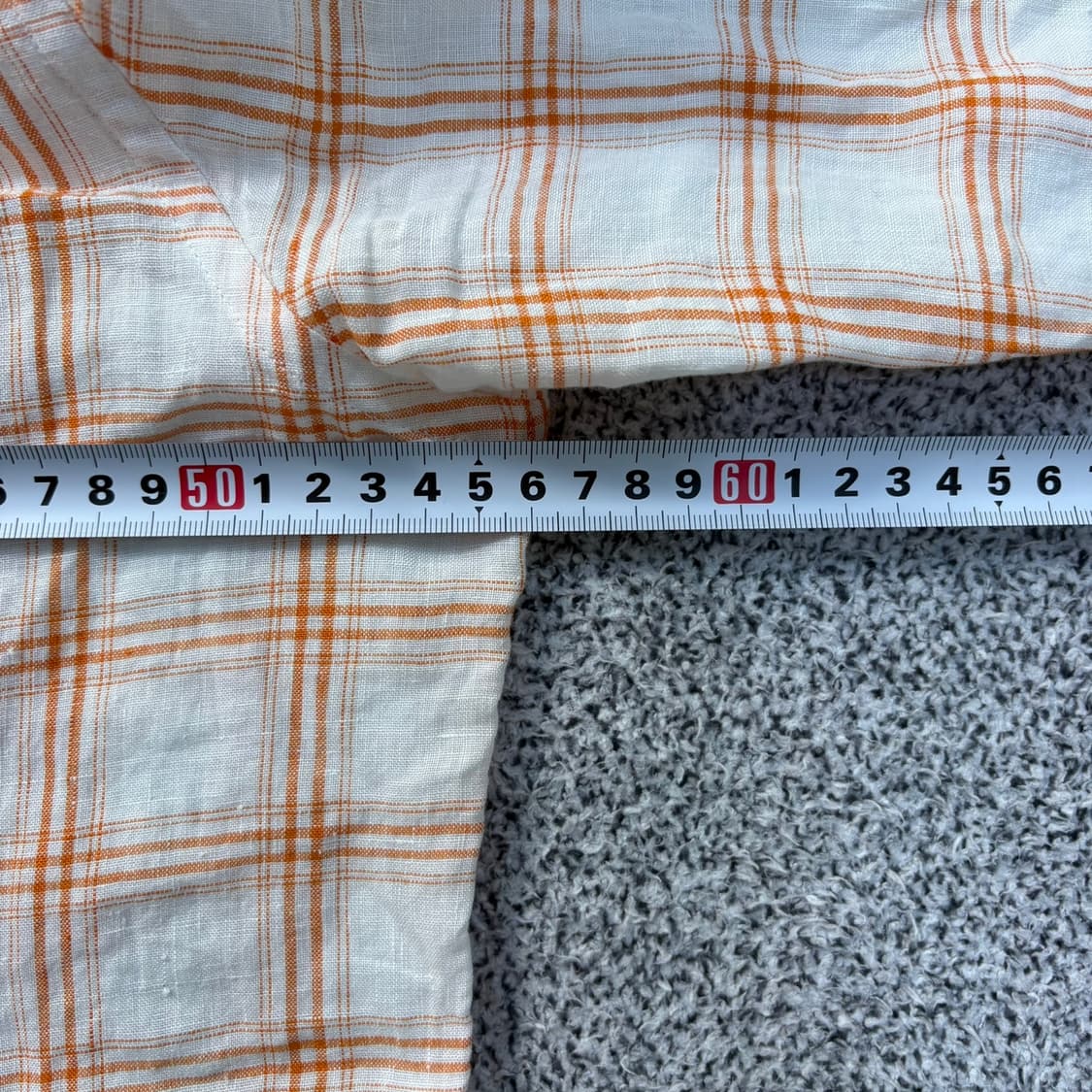 105 헤지스 남성 체크 린넨 셔츠 남방 0323J 상품이미지8