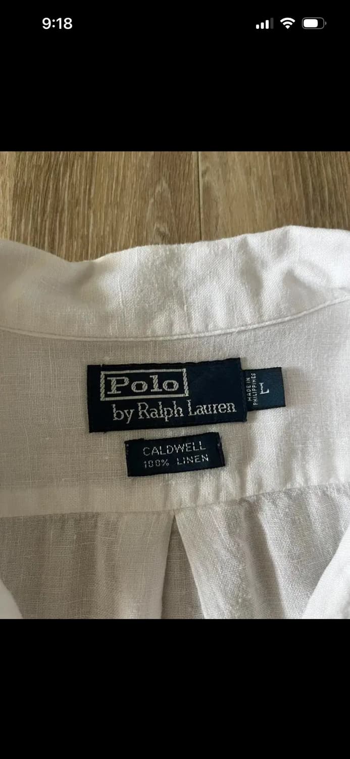 폴로 랄프로렌 반팔셔츠 카드웰 린넨 상품이미지2