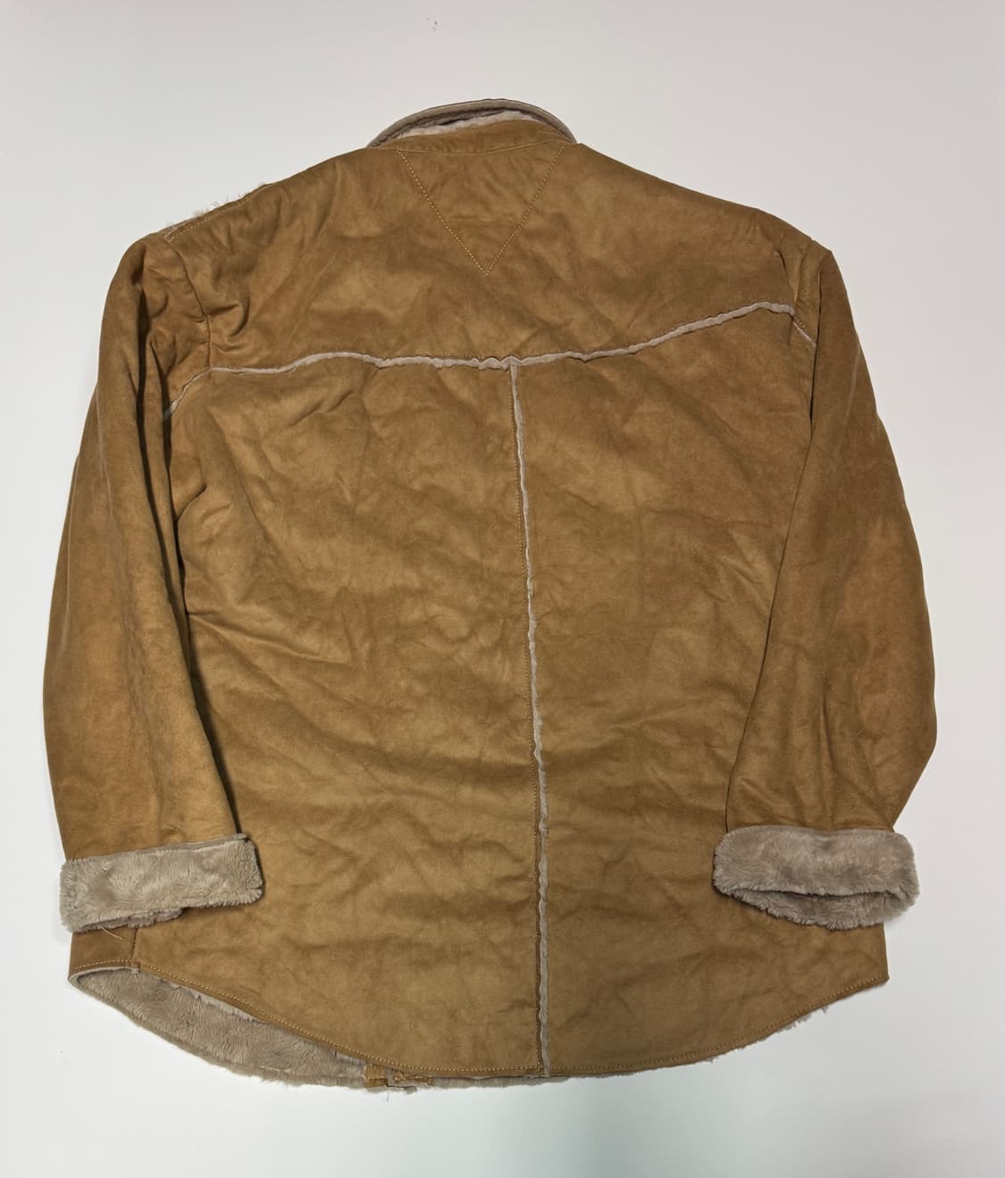 희귀!! 타미힐피거 무스탕 오버핏 셔츠 자켓 XL ~2XL 상품이미지2